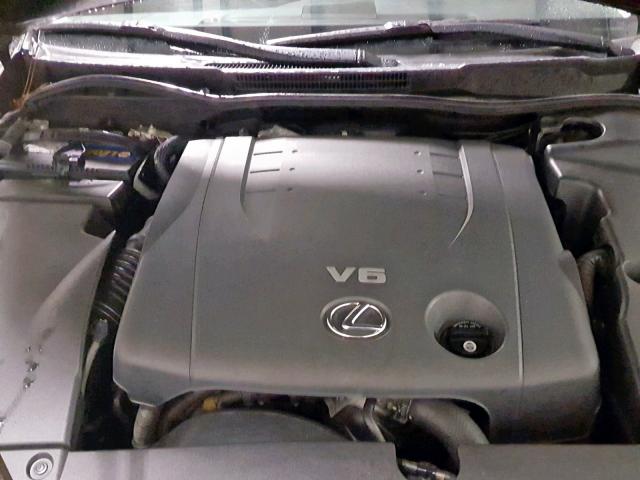 JTHBK262275037456 - 2007 LEXUS IS 250 BLACK photo 7