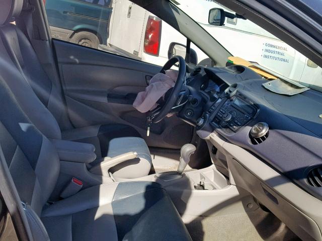 JHMZE2H74AS012677 - 2010 HONDA INSIGHT GRAY photo 5