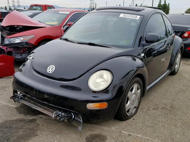 3VWCD21C9YM462584 - 2000 VOLKSWAGEN NEW BEETLE BLACK photo 2