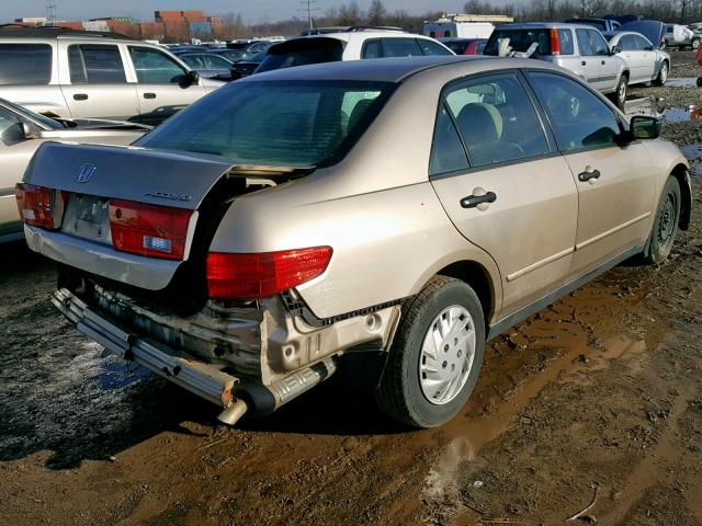 1HGCM561X5A163501 - 2005 HONDA ACCORD DX GOLD photo 4