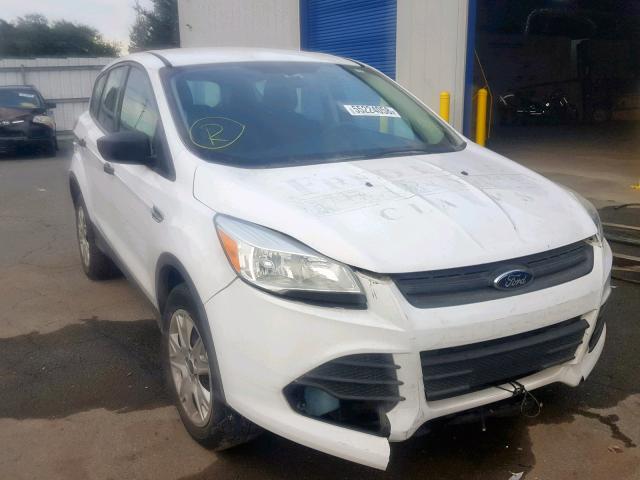 1FMCU0F75DUD56654 - 2013 FORD ESCAPE S WHITE photo 1