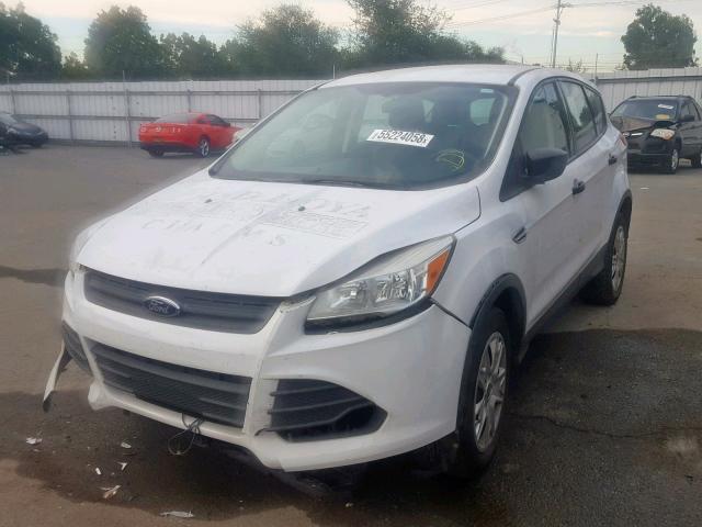 1FMCU0F75DUD56654 - 2013 FORD ESCAPE S WHITE photo 2