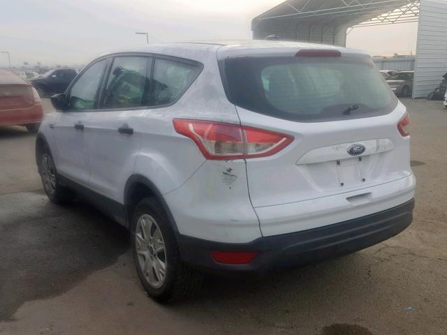 1FMCU0F75DUD56654 - 2013 FORD ESCAPE S WHITE photo 3