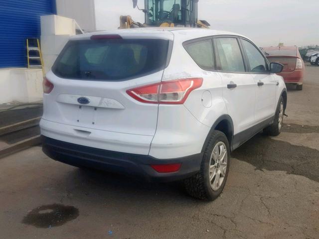 1FMCU0F75DUD56654 - 2013 FORD ESCAPE S WHITE photo 4