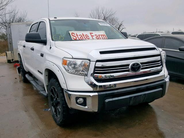 5TFDW5F17HX667826 - 2017 TOYOTA TUNDRA CRE WHITE photo 1