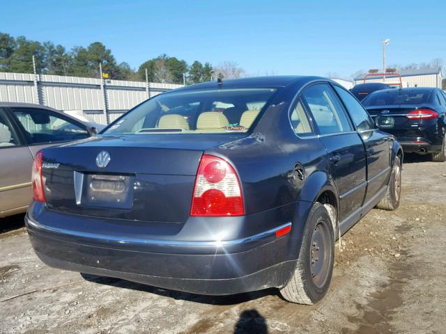 WVWPD63B72P137854 - 2002 VOLKSWAGEN PASSAT GLS GRAY photo 4