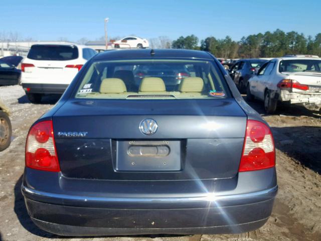 WVWPD63B72P137854 - 2002 VOLKSWAGEN PASSAT GLS GRAY photo 9