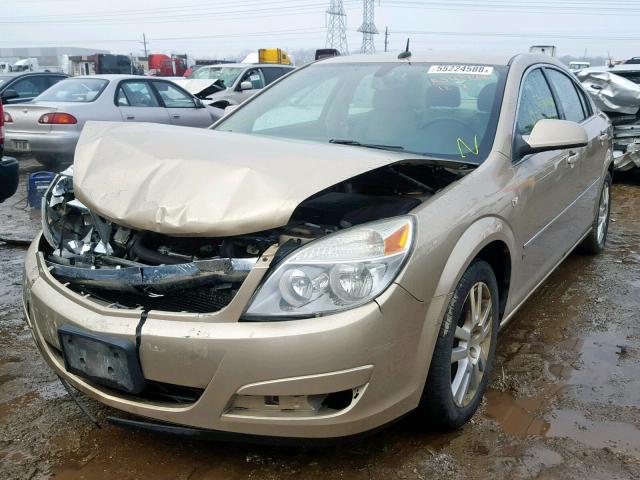 1G8ZS57N07F172515 - 2007 SATURN AURA XE GOLD photo 2