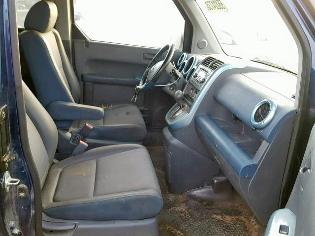 5J6YH28513L013229 - 2003 HONDA ELEMENT EX BLUE photo 5