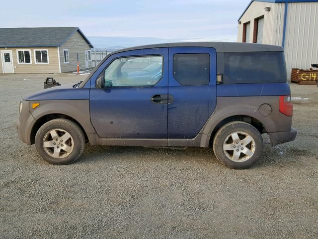 5J6YH28513L013229 - 2003 HONDA ELEMENT EX BLUE photo 9