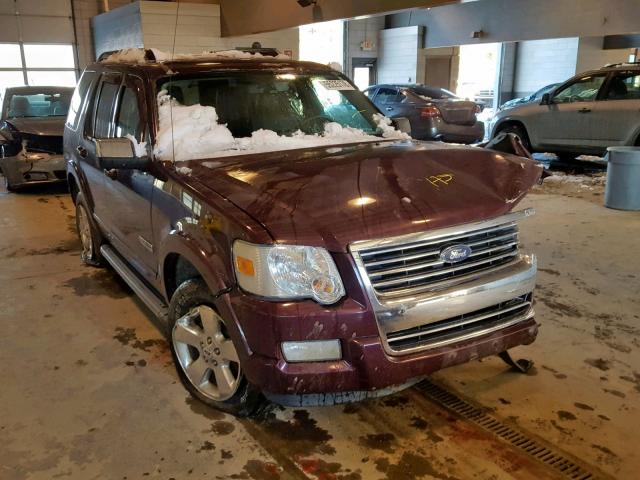 1FMEU75856UA99686 - 2006 FORD EXPLORER L RED photo 1