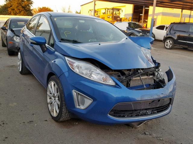 3FADP4CJ3BM145340 - 2011 FORD FIESTA SEL BLUE photo 1