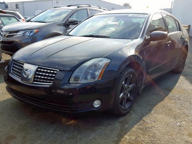 1N4BA41E45C855013 - 2005 NISSAN MAXIMA SE BLACK photo 2