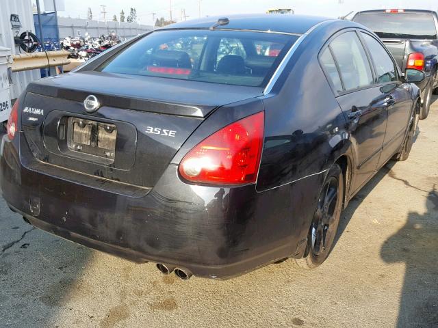 1N4BA41E45C855013 - 2005 NISSAN MAXIMA SE BLACK photo 4