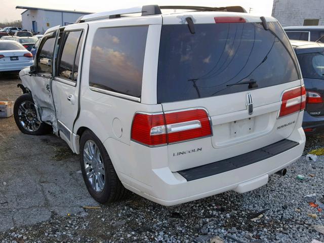 5LMFU28527LJ05599 - 2007 LINCOLN NAVIGATOR Ақ фото 3