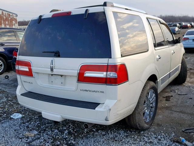 5LMFU28527LJ05599 - 2007 LINCOLN NAVIGATOR Ақ фото 4