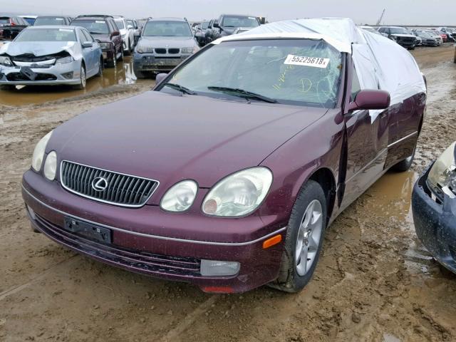 JT8BD69S820155692 - 2002 LEXUS GS 300 MAROON photo 1