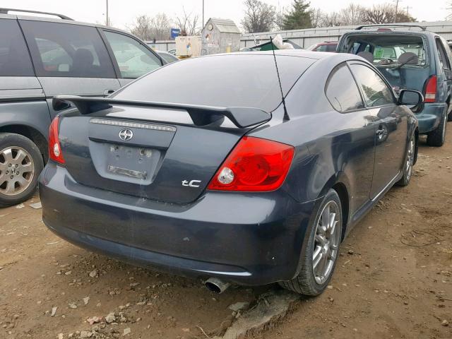 JTKDE177370190925 - 2007 TOYOTA SCION TC ნაცრისფერი ფოტო 4