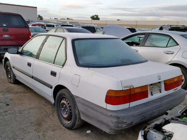 JHMCB7649MC075941 - 1991 HONDA ACCORD DX WHITE photo 3