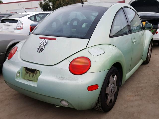 3VWCK21C41M428998 - 2001 VOLKSWAGEN NEW BEETLE Yaşıl foto 4
