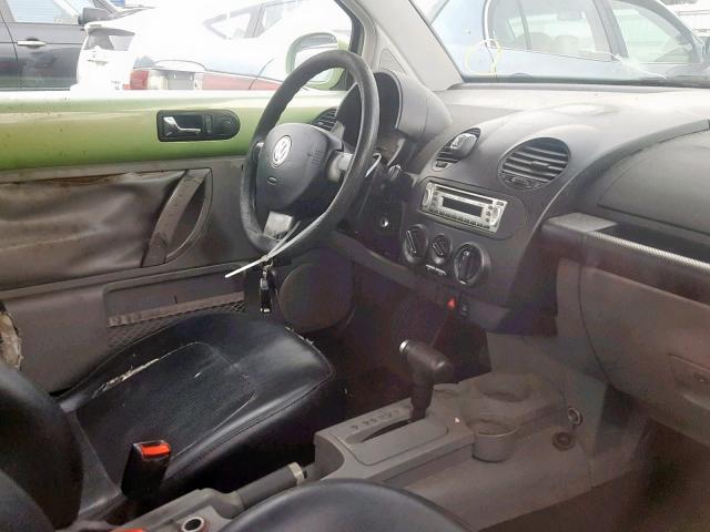 3VWCK21C41M428998 - 2001 VOLKSWAGEN NEW BEETLE Yaşıl foto 5