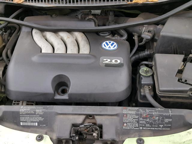 3VWCK21C41M428998 - 2001 VOLKSWAGEN NEW BEETLE Yaşıl foto 7