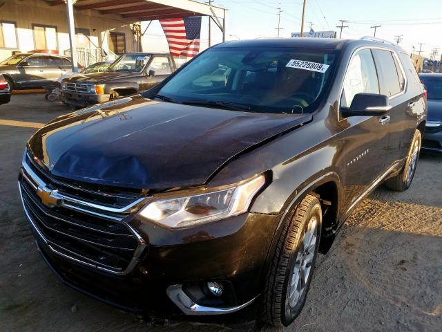 1GNERKKW3KJ136443 - 2019 CHEVROLET TRAVERSE P BLACK photo 2