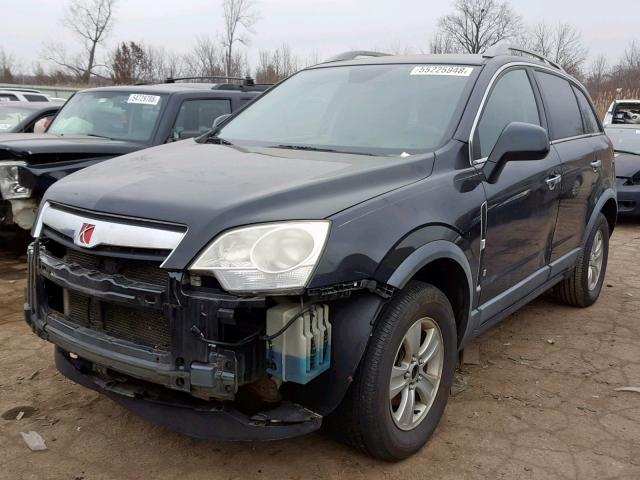 3GSCL33PX8S650753 - 2008 SATURN VUE XE BLACK photo 2