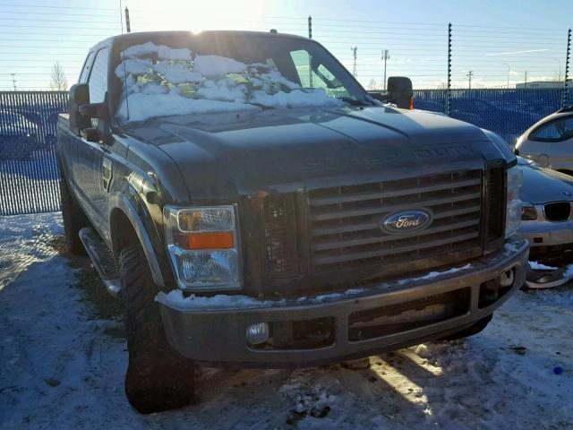 1FTWX31R98EA58336 - 2008 FORD F350 SRW S BLACK photo 1