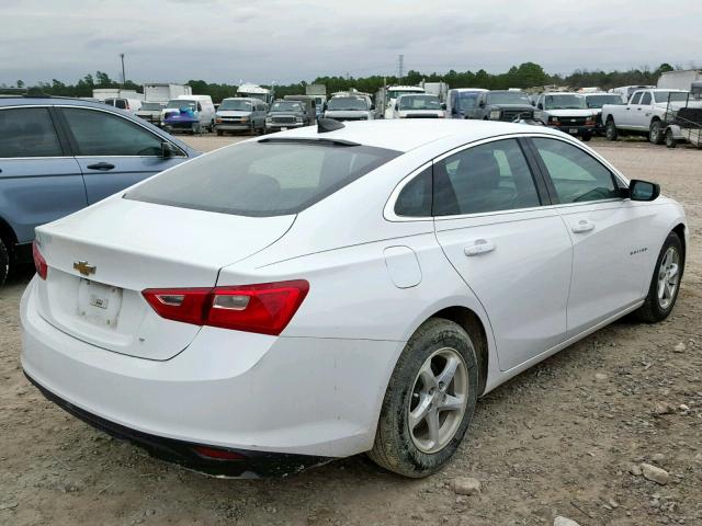 1G1ZB5ST5HF143565 - 2017 CHEVROLET MALIBU LS Ақ фото 4
