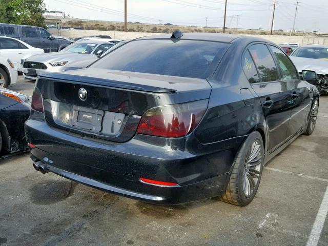 WBANW13508CZ72867 - 2008 BMW 535 I BLACK photo 4