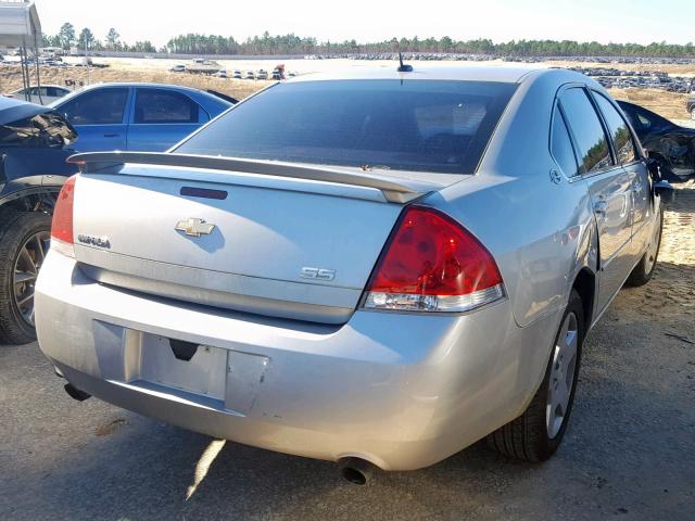 2G1WD58C569228805 - 2006 CHEVROLET IMPALA SUP 灰色 照片 4