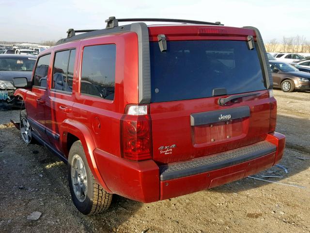 1J8HG48K79C553261 - 2009 JEEP COMMANDER Qırmızı foto 3