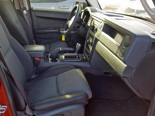 1J8HG48K79C553261 - 2009 JEEP COMMANDER Qırmızı foto 5