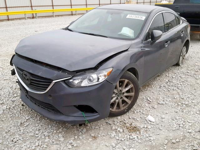 JM1GJ1U56G1434726 - 2016 MAZDA 6 SPORT CHARCOAL photo 2