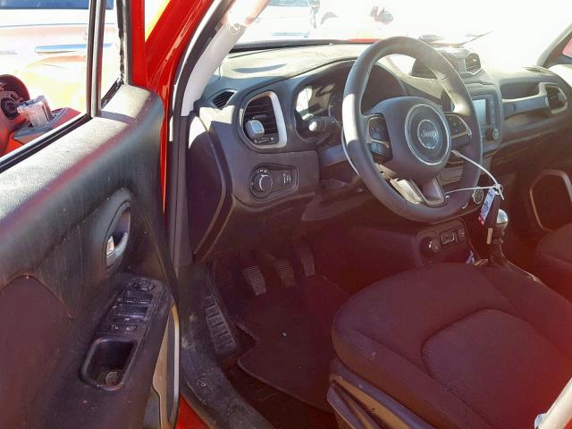 ZACCJBAW6GPD52741 - 2016 JEEP RENEGADE S RED photo 9
