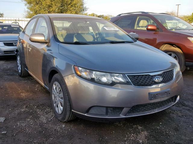 KNAFU4A25B5377836 - 2011 KIA FORTE EX SILVER photo 1