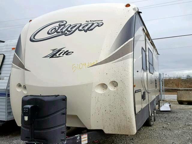 4YDT21R28HV506009 - 2017 KEYSTONE COUGAR BEIGE photo 2