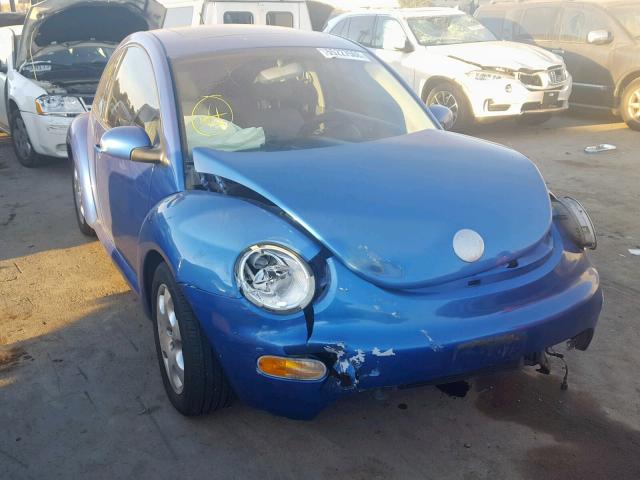 3VWCK21C63M443960 - 2003 VOLKSWAGEN NEW BEETLE BLUE photo 1