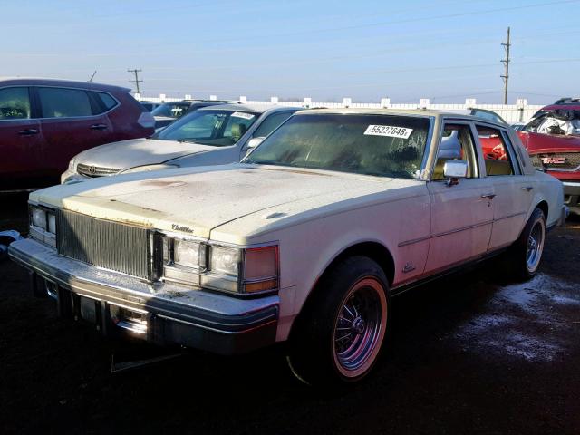 6S69R6Q511385 - 1976 CADILLAC SEVILLE YELLOW photo 2