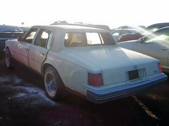 6S69R6Q511385 - 1976 CADILLAC SEVILLE YELLOW photo 3