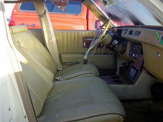 6S69R6Q511385 - 1976 CADILLAC SEVILLE YELLOW photo 5