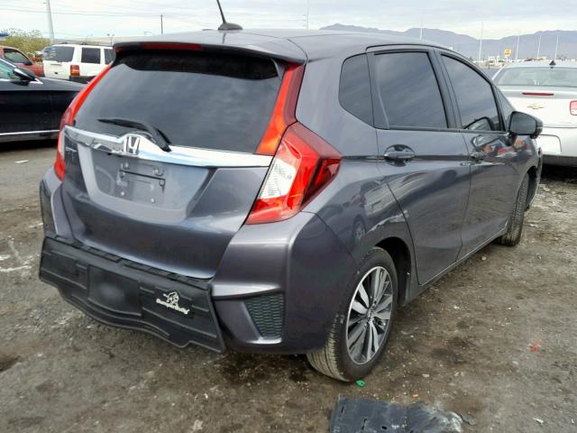 3HGGK5H99GM704442 - 2016 HONDA FIT EX CHARCOAL photo 4