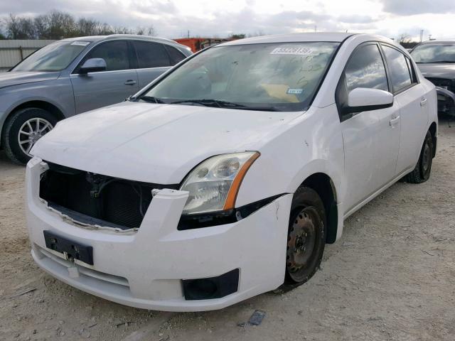 3N1AB61E77L615222 - 2007 NISSAN SENTRA 2.0 WHITE photo 2