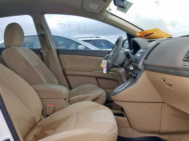 3N1AB61E77L615222 - 2007 NISSAN SENTRA 2.0 WHITE photo 5