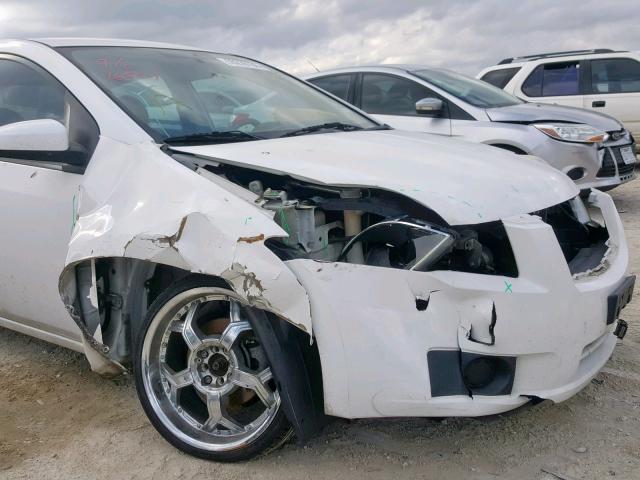 3N1AB61E77L615222 - 2007 NISSAN SENTRA 2.0 WHITE photo 9