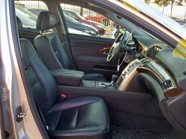 JH4KB16566C003177 - 2006 ACURA RL GRAY photo 5