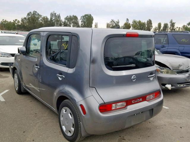 JN8AZ28R99T129587 - 2009 NISSAN CUBE BASE GRAY photo 3