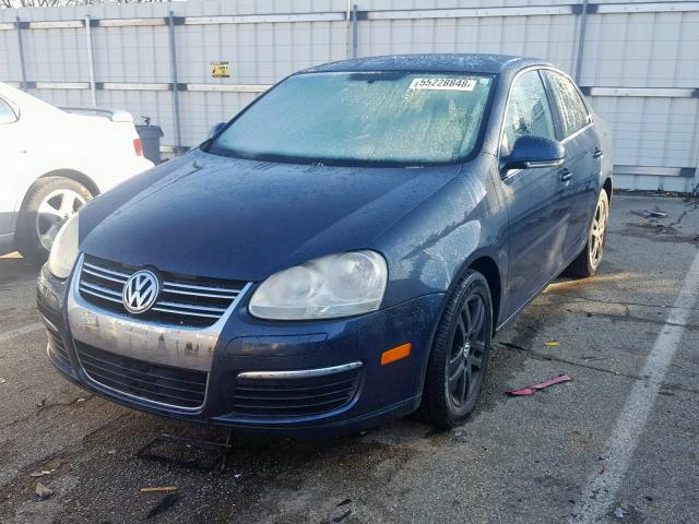 3VWRF71K86M746620 - 2006 VOLKSWAGEN JETTA 2.5 BLUE photo 2