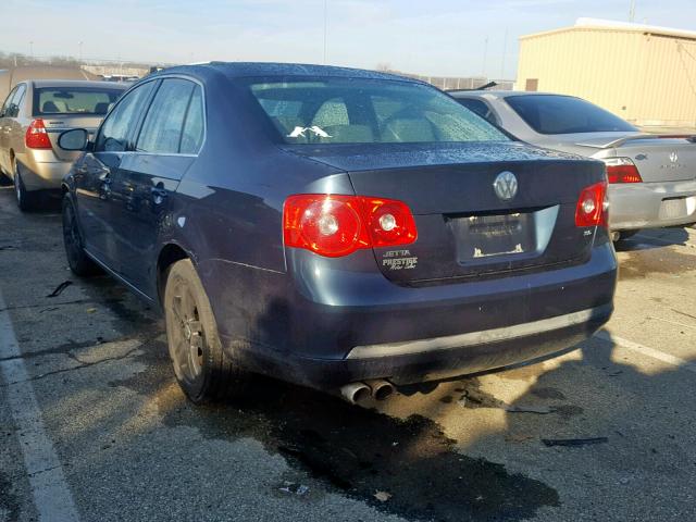 3VWRF71K86M746620 - 2006 VOLKSWAGEN JETTA 2.5 BLUE photo 3